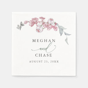 Serviette En Papier Serviettes en fleurs rose printemps