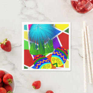 Serviette En Papier Serviettes en papier, Cactus mexicain