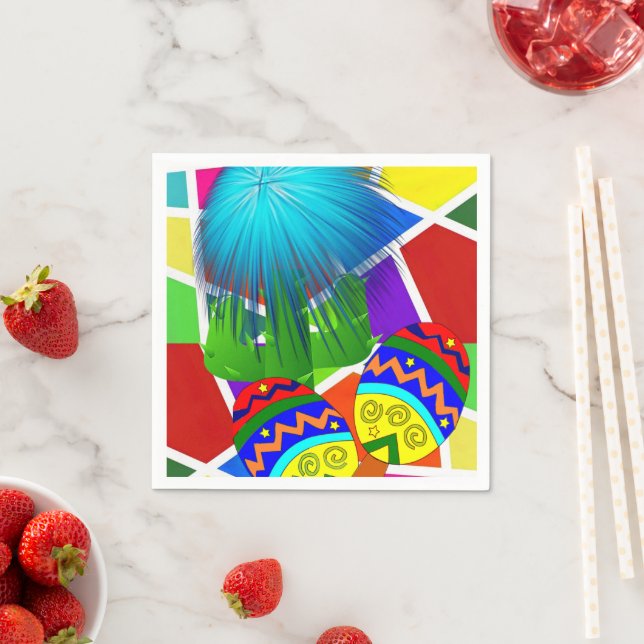 Serviette En Papier Serviettes en papier, Cactus mexicain (En situation)