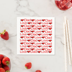 Serviette En Papier Serviettes en papier, coeurs rouges amour serviett