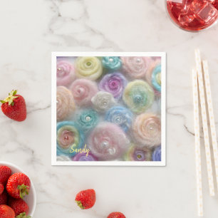 Serviette En Papier Serviettes en papier, Fer pastel