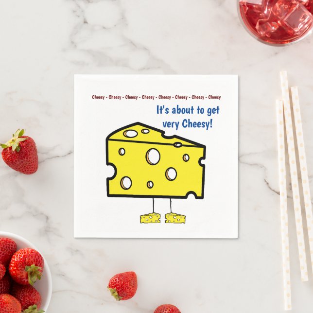 Serviette En Papier Serviettes en papier, fromage (En situation)
