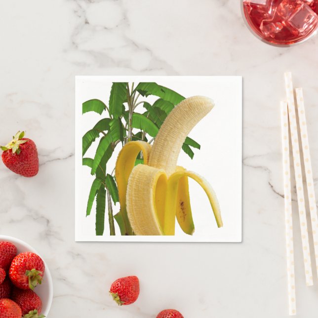 Serviette En Papier Serviettes en papier, serviettes en bananier (En situation)