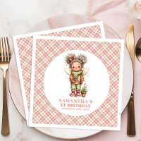 Serviettes Fées Fleurs Fantaisie Féerique pour 4èm