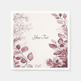 Serviette En Papier Serviettes Feuilles modernes