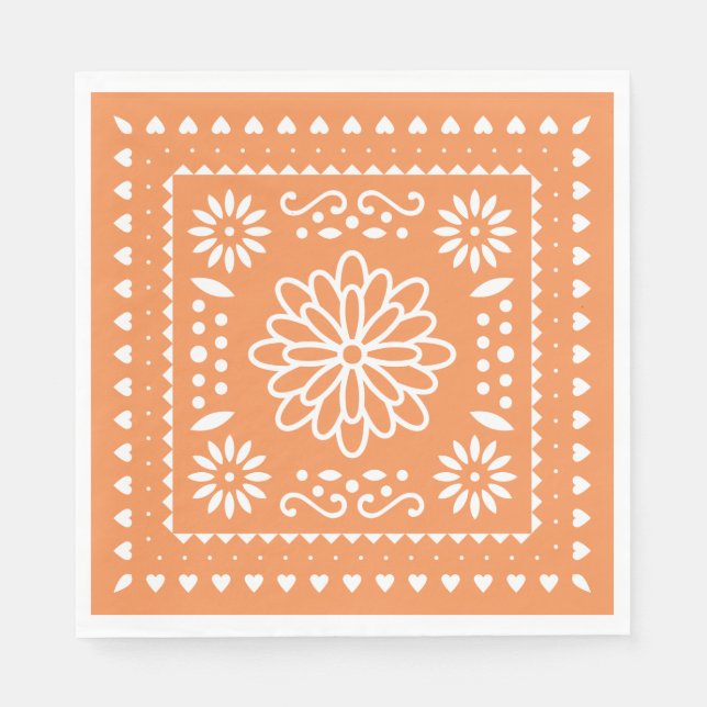 Serviette En Papier Serviettes Fille Fiesta Party (Devant)