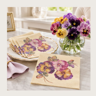 Serviette En Papier Serviettes Fleuries Pâquerette Douce Tous les Jo