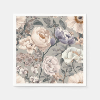 Serviette En Papier Serviettes Florales