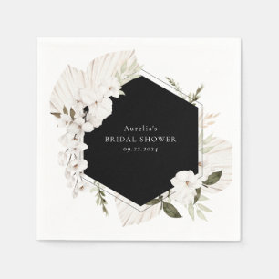 Serviette En Papier Serviettes Florales Bohèmes Élégantes