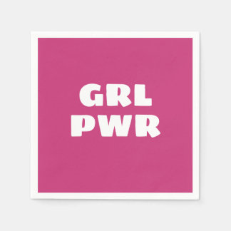 Serviette En Papier Serviettes Girl Power