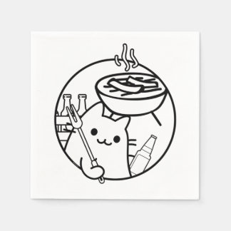 Serviette En Papier Serviettes Grillées Grillées BBQ