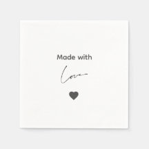 Serviettes Halloween Grungy Edgy Noir et Blanc