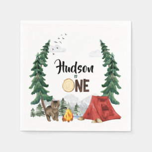 Serviette En Papier Serviettes Happy Camper
