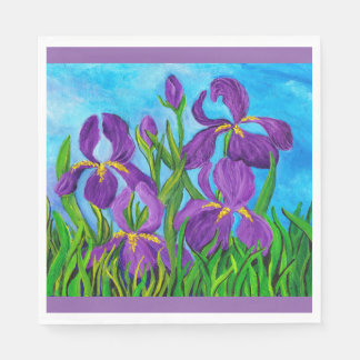 Serviette En Papier Serviettes Iris
