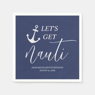 Serviette En Papier Serviettes Let's Get Nauti