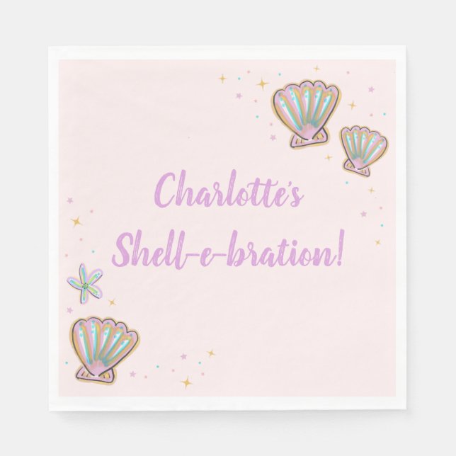 Serviette En Papier Serviettes magiques Shell-e-bration (Devant)
