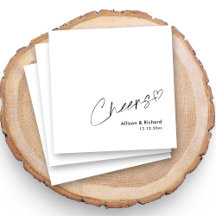 Serviettes Mariage personnalisées