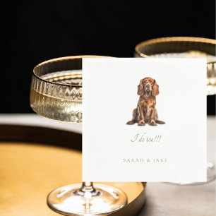 Serviette En Papier Serviettes Mariage pour animaux de compagnie Spani