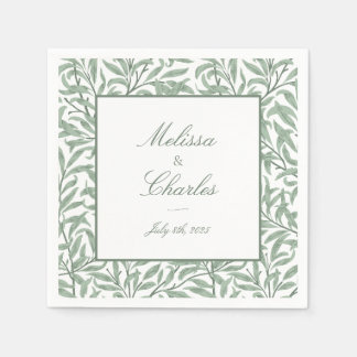 Serviette En Papier Serviettes mariages personnalisables et feutrées
