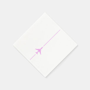 Serviette En Papier Serviettes minimalistes d'aviation