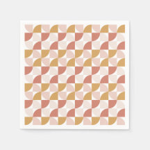 Serviettes motif ondulées et calmantes