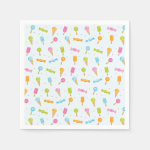 Serviette En Papier Serviettes Motif sucré