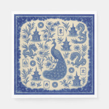 Serviettes ou essuie-mains Mahjong Toile
