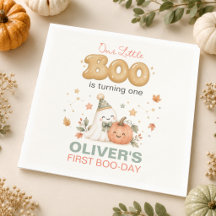 Serviettes Our Little Boo 1er Anniversaire Hallowe
