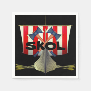 Serviette En Papier Serviettes Papier Inspiré Viking