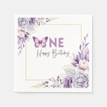 Serviettes Papillon pour un Anniversaire