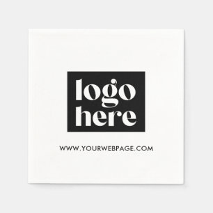 Serviette En Papier Serviettes personnalisées au logo de l'entreprise