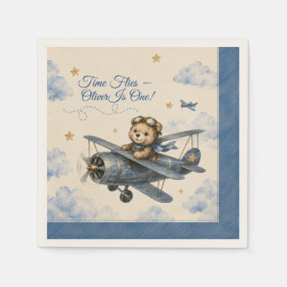 Serviette En Papier Serviettes personnalisées pour le premier annivers