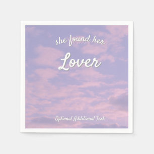 Serviette En Papier Serviettes pour amoureux de nuages de rêve