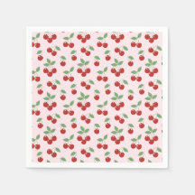 Serviettes pour Baby Shower Cherry Sweet