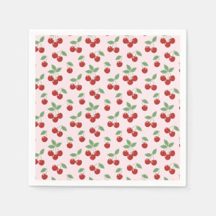 Serviette En Papier Serviettes pour Baby Shower Cherry Sweet
