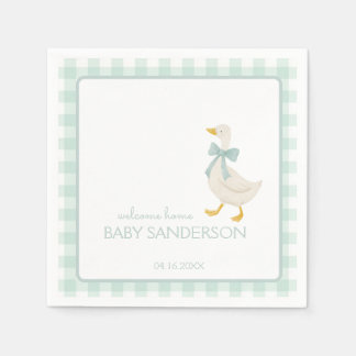Serviette En Papier Serviettes pour Baby Shower de l'Oie Préparée