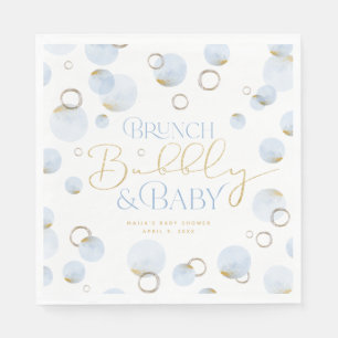 Serviette En Papier Serviettes pour Baby Shower et Brunch pétillant