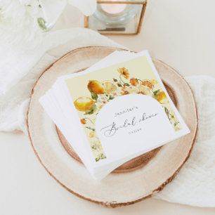 Serviette En Papier Serviettes pour baby shower moderne avec arche de