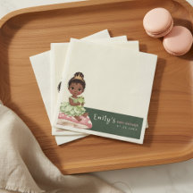 Serviettes pour Baby Shower Princesse Grenouille