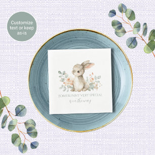 Serviette En Papier Serviettes pour Baby Shower Thème Lapin Baby Showe
