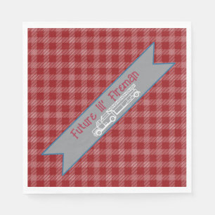Serviette En Papier Serviettes pour futur petit pique-nique de pompier