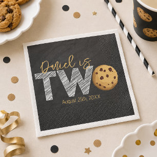 Serviette En Papier Serviettes pour le 2e anniversaire de Milk & Cooki