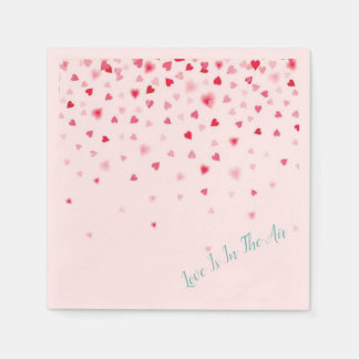 Serviette En Papier Serviettes pour occasion spéciale Amour dans l'air