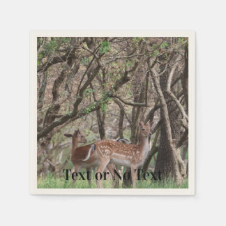 Serviette En Papier Serviettes Premium Faune Cerf Tacheté