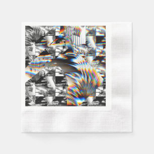 Serviette En Papier Serviettes Rainbow Assault