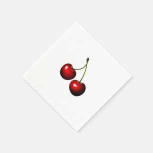 Serviette En Papier Serviettes Red Cherry