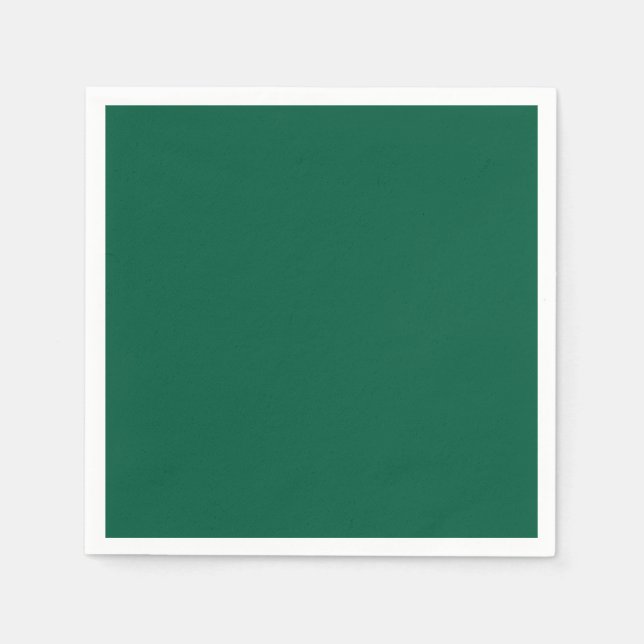 Serviette En Papier Serviettes riches en vert foncé (Devant)