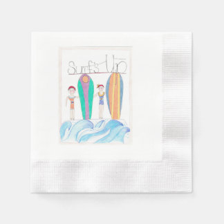 Serviette En Papier Serviettes Surfs Up