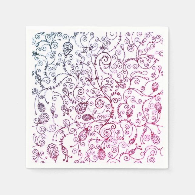 Serviette En Papier Serviettes tendance (Devant)