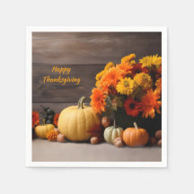 Serviettes Thanksgiving traditionnelles